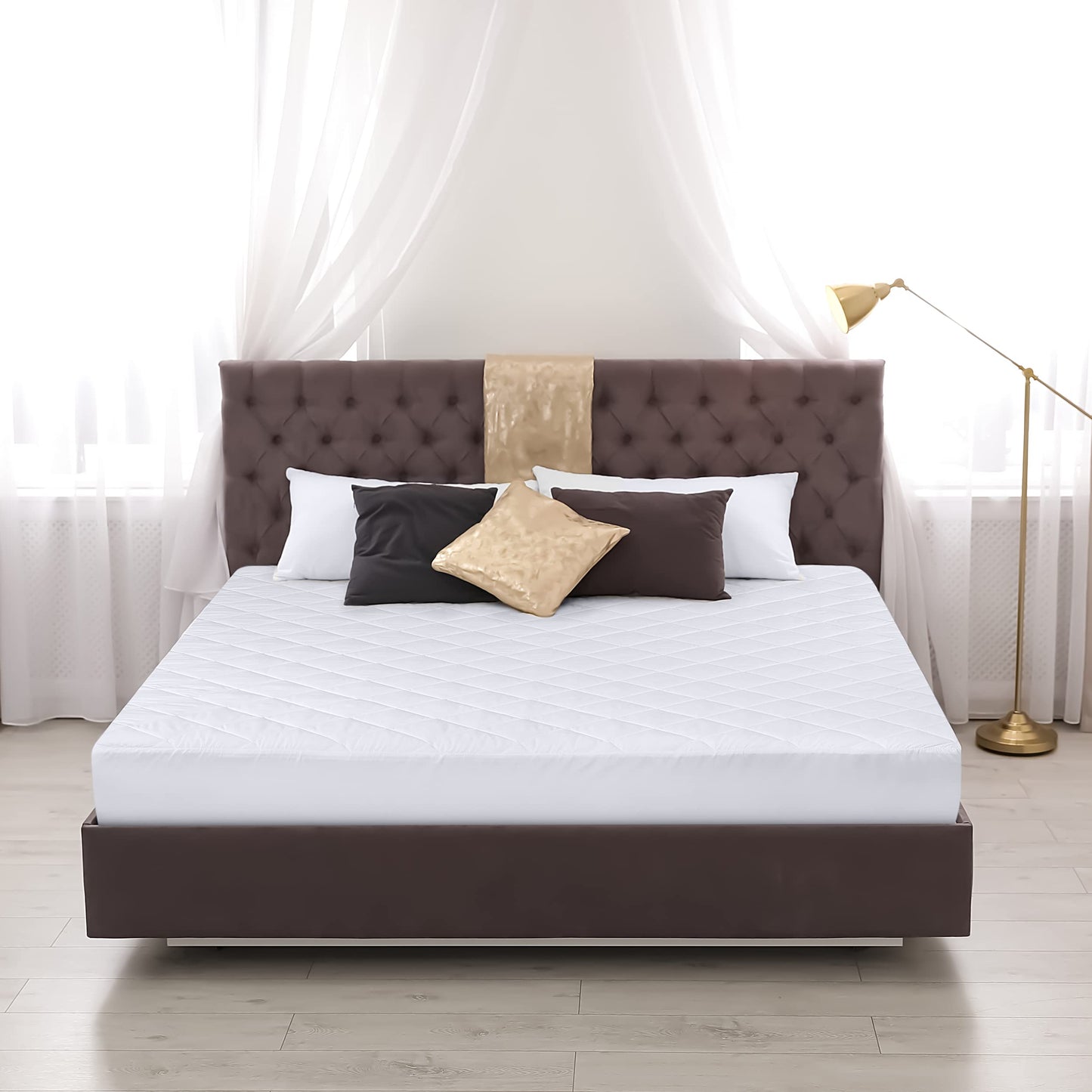 Quilted Fitted Mattress Pad Protector