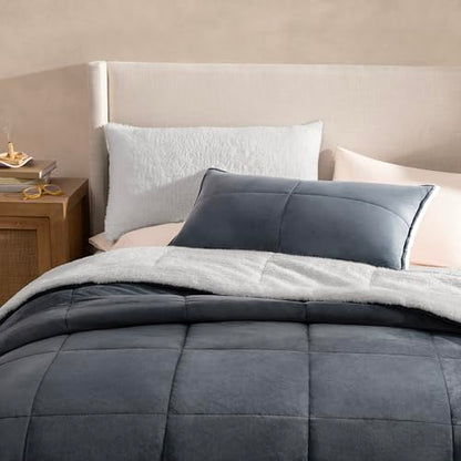 Fluffy Reversible Comforter Set