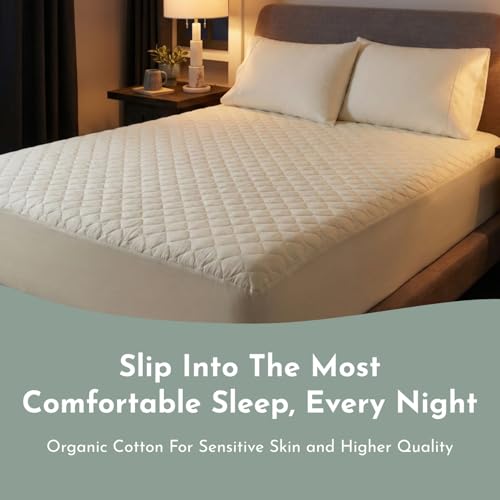 Organic Cotton Cooling Mattress Protector