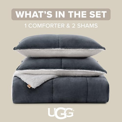 Fluffy Reversible Comforter Set