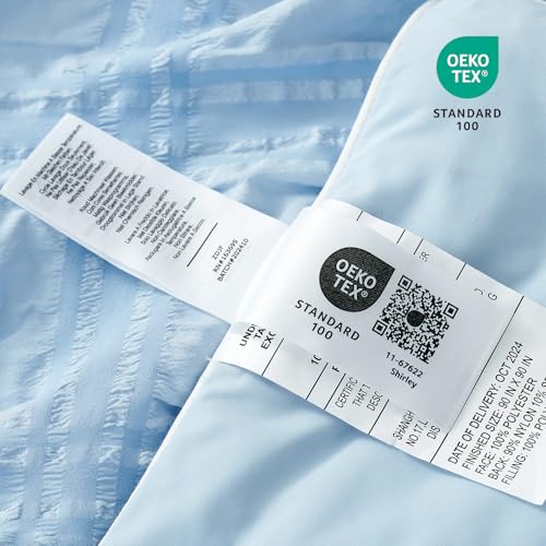 Cooling Seersucker Lightweight Comforter