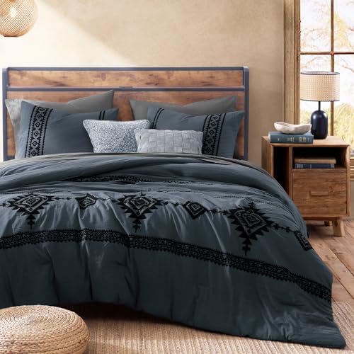 Boho Embroidered Comforter Set