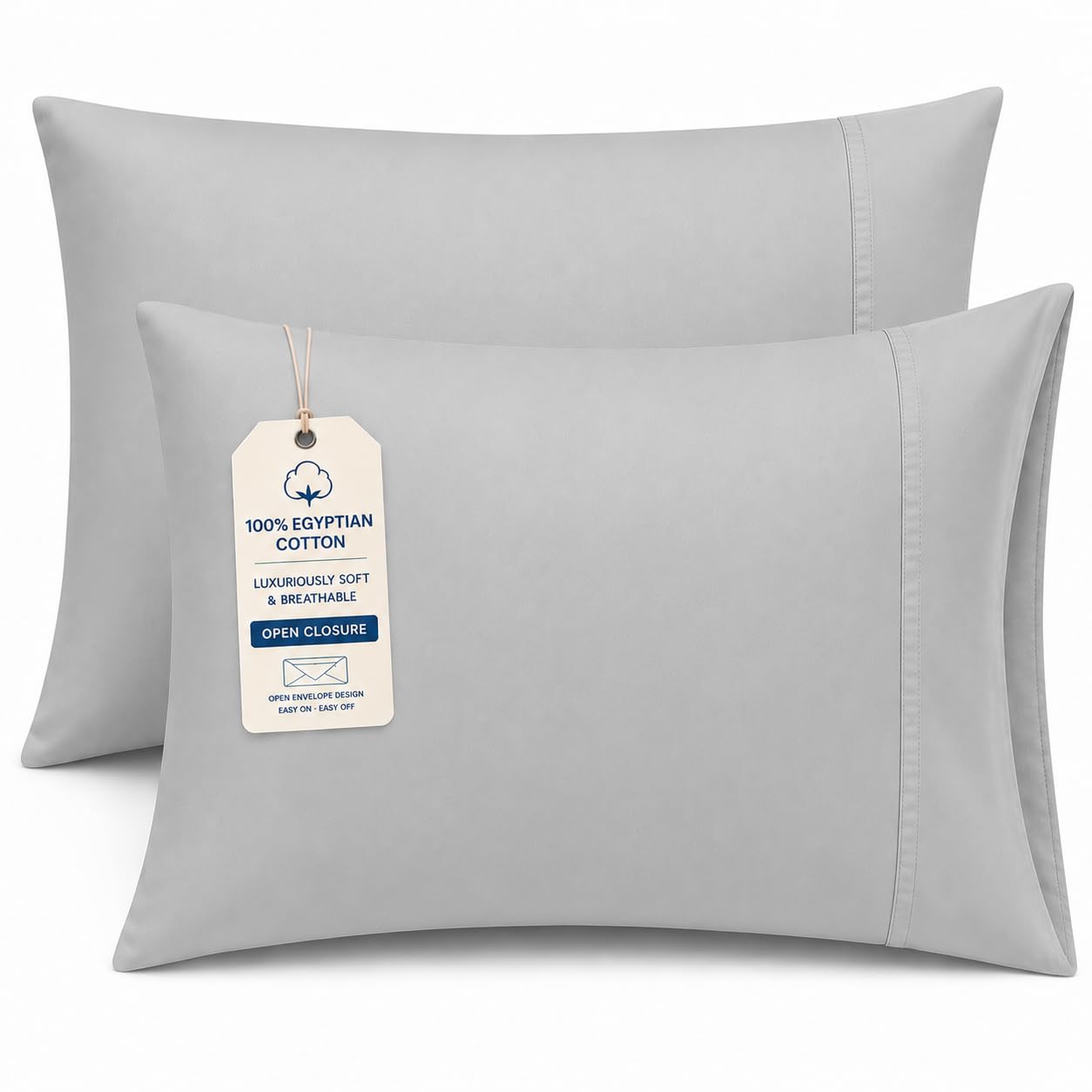 Egyptian Cotton Cooling Pillowcase Set