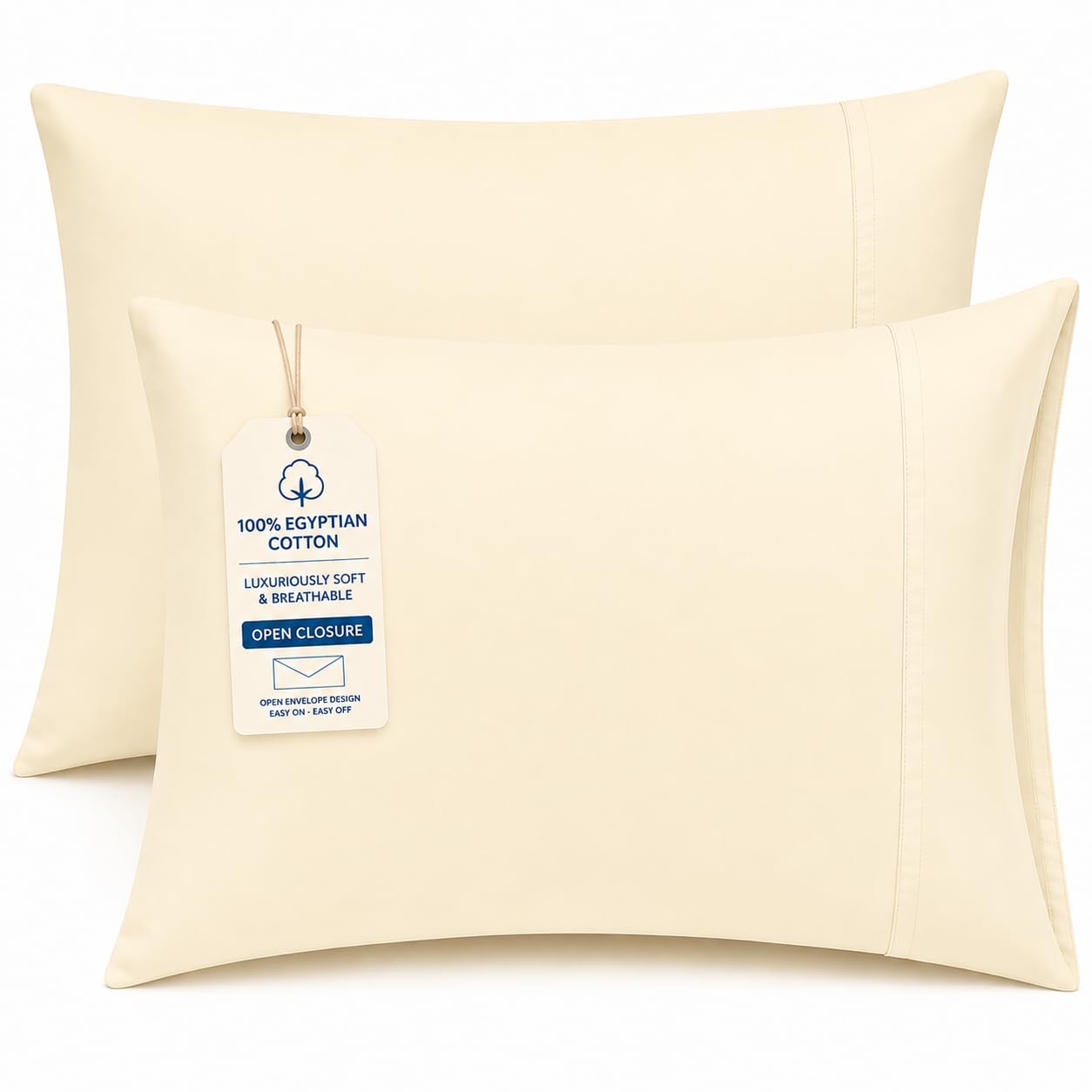 Egyptian Cotton Cooling Pillowcase Set