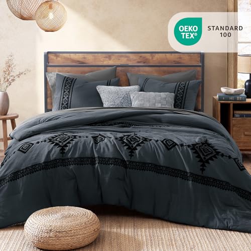 Boho Embroidered Comforter Set