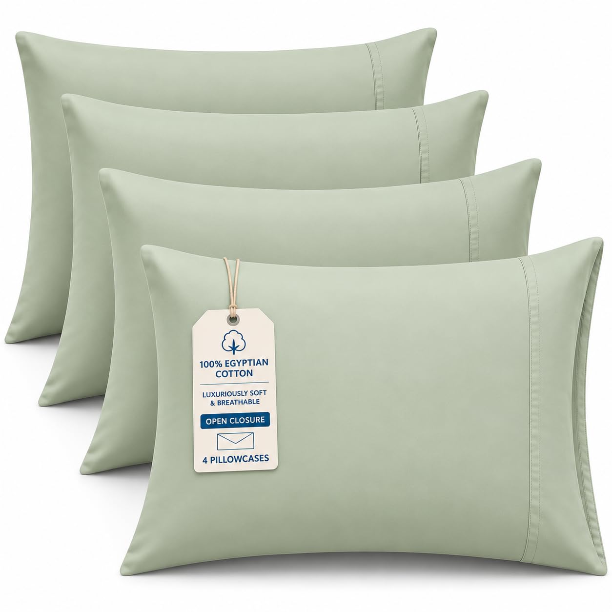 Egyptian Cotton Cooling Pillowcase Set