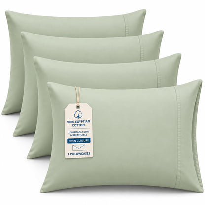 Egyptian Cotton Cooling Pillowcase Set