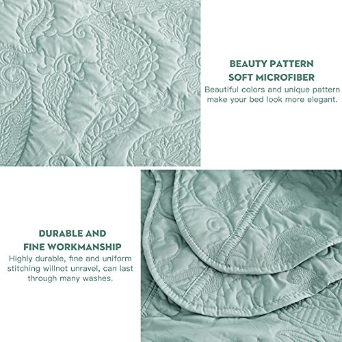 Paisley Pattern Bedspread Coverlet Set