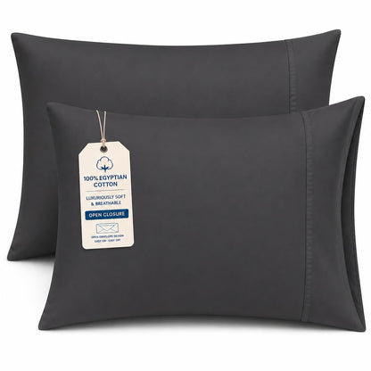 Egyptian Cotton Cooling Pillowcase Set