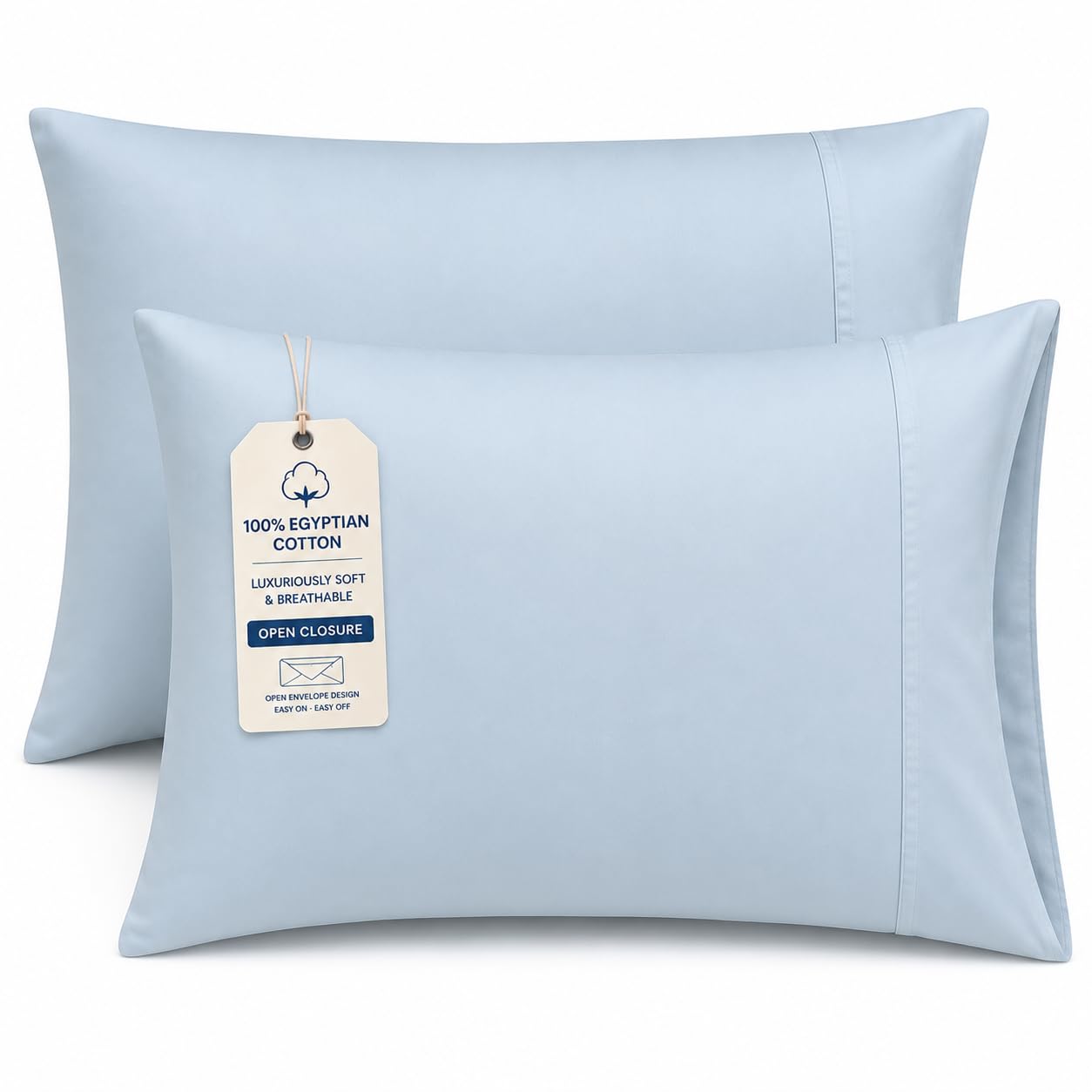 Egyptian Cotton Cooling Pillowcase Set