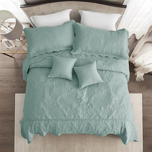 Paisley Pattern Bedspread Coverlet Set
