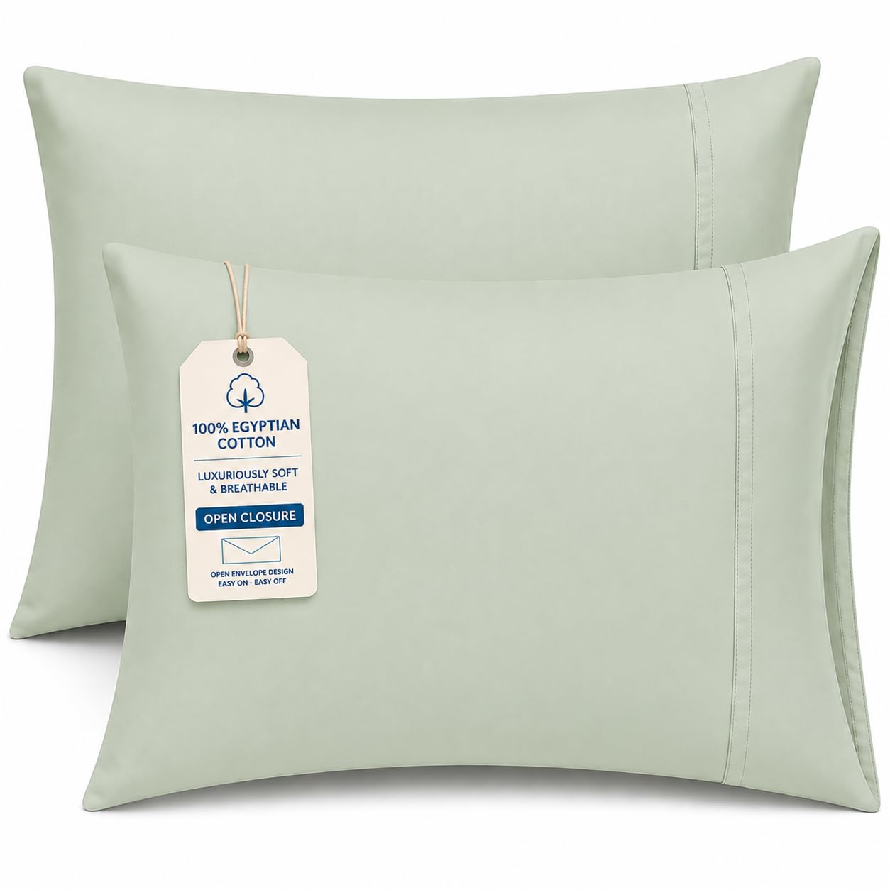 Egyptian Cotton Cooling Pillowcase Set