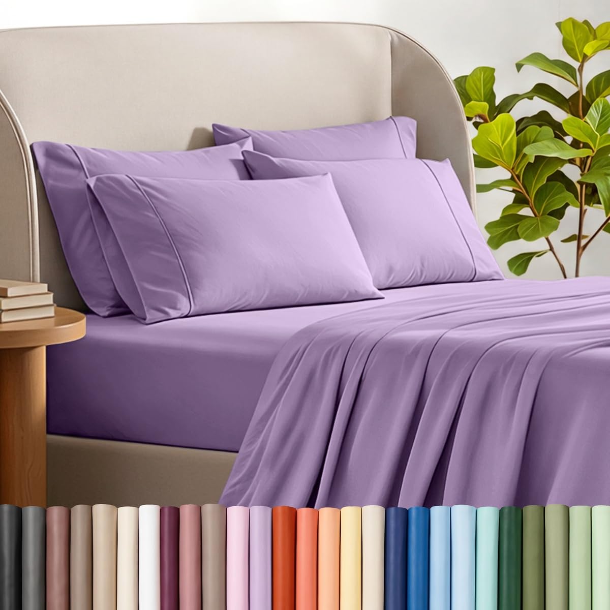Bare Home Microfiber Sheet Set with Additional Pillowcase