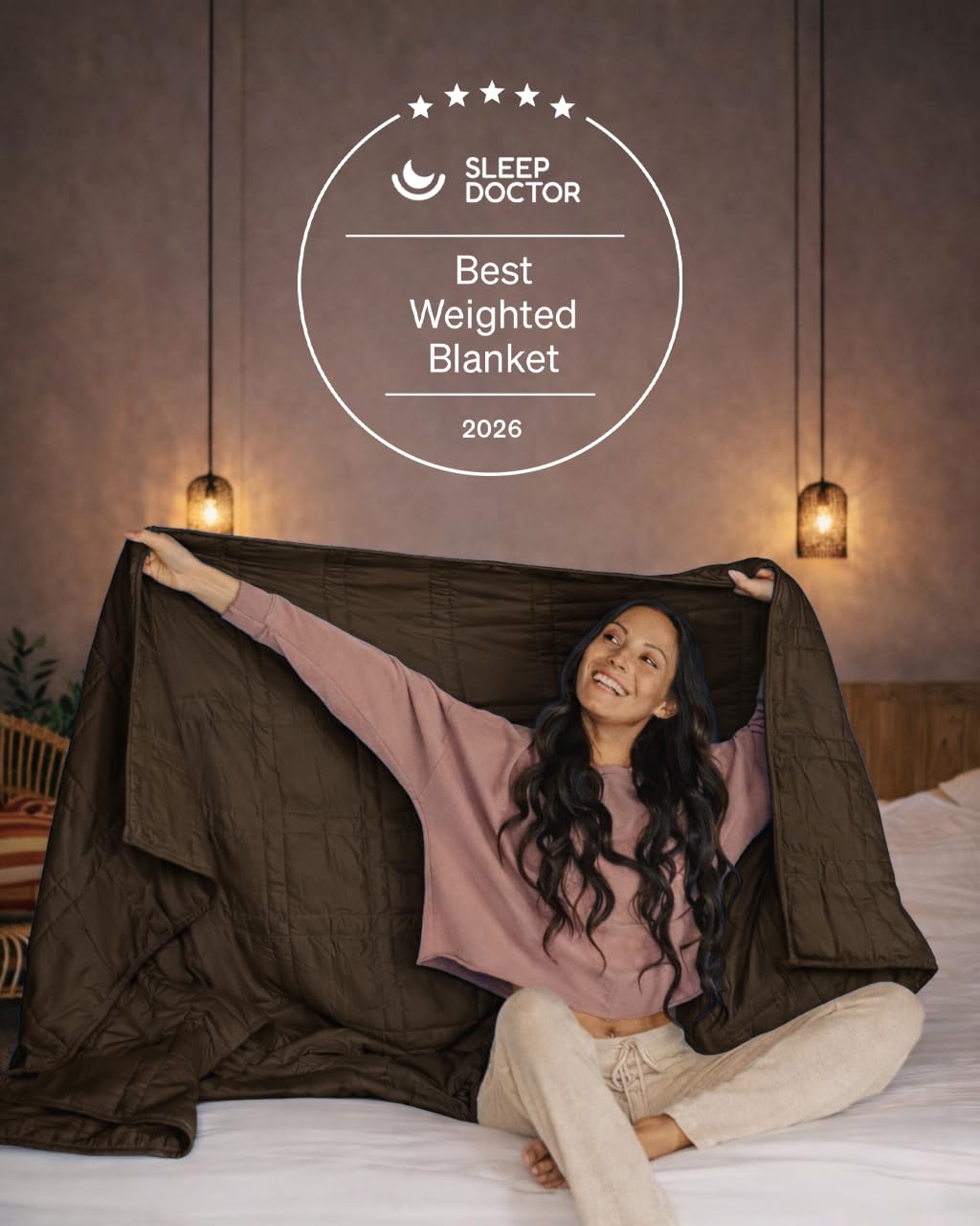 Cooling Cotton Weighted Blanket for Adults