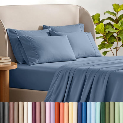 Bare Home Microfiber Sheet Set with Additional Pillowcase