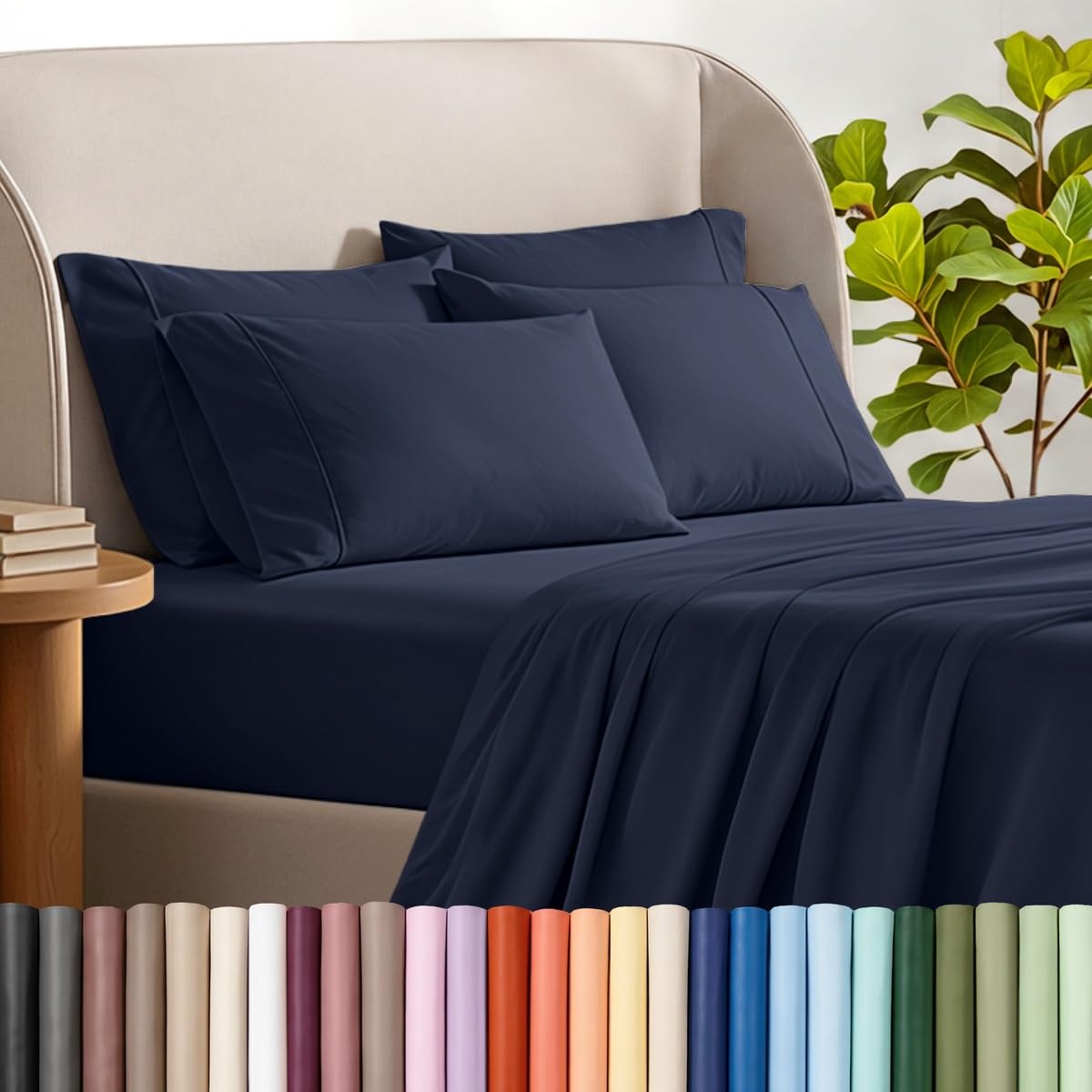 Bare Home Microfiber Sheet Set with Additional Pillowcase