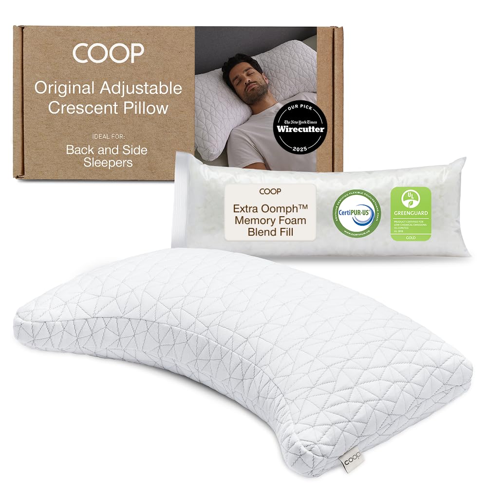 Adjustable Memory Foam Bed Pillow