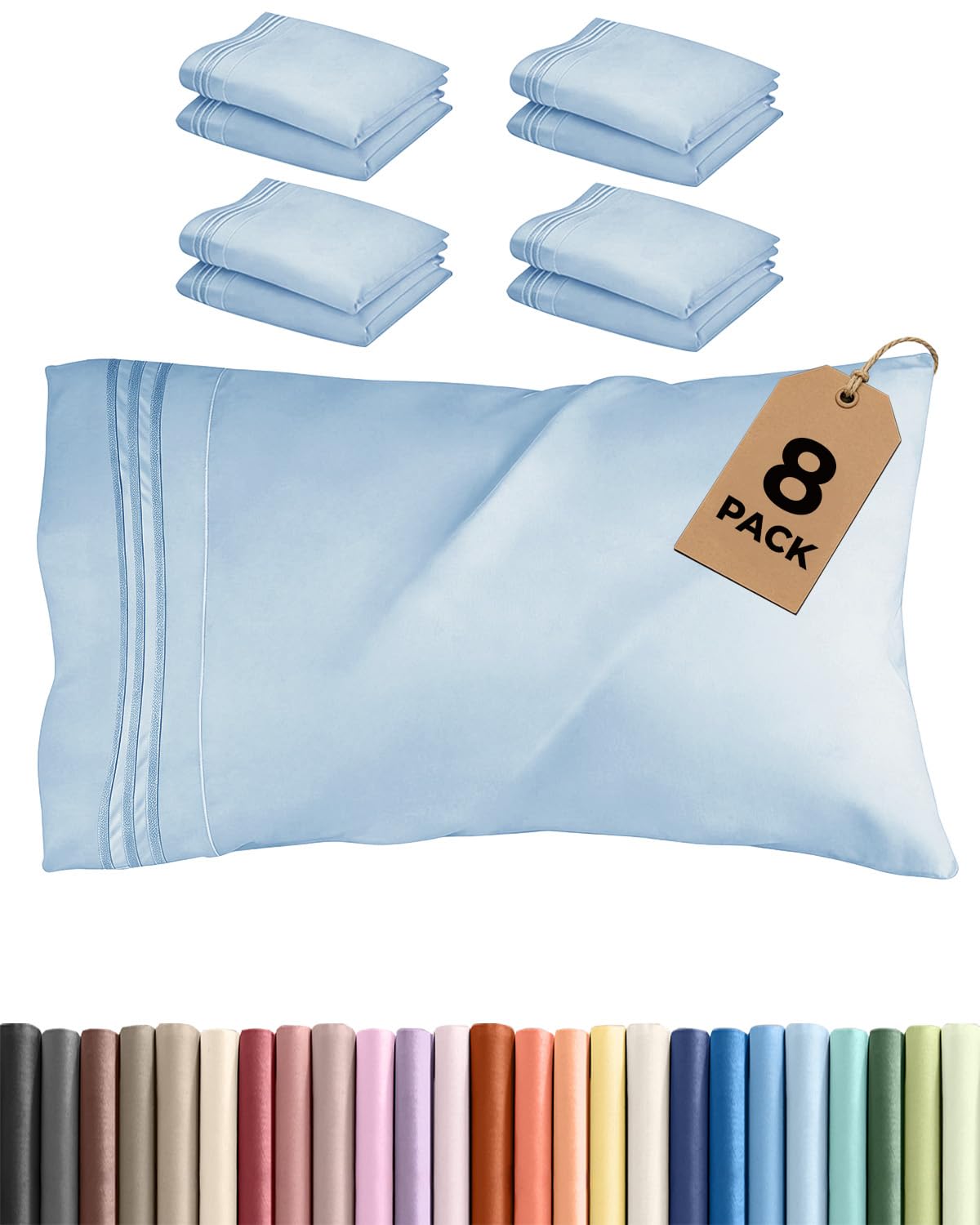 Ultra Soft Hotel Quality Pillowcases