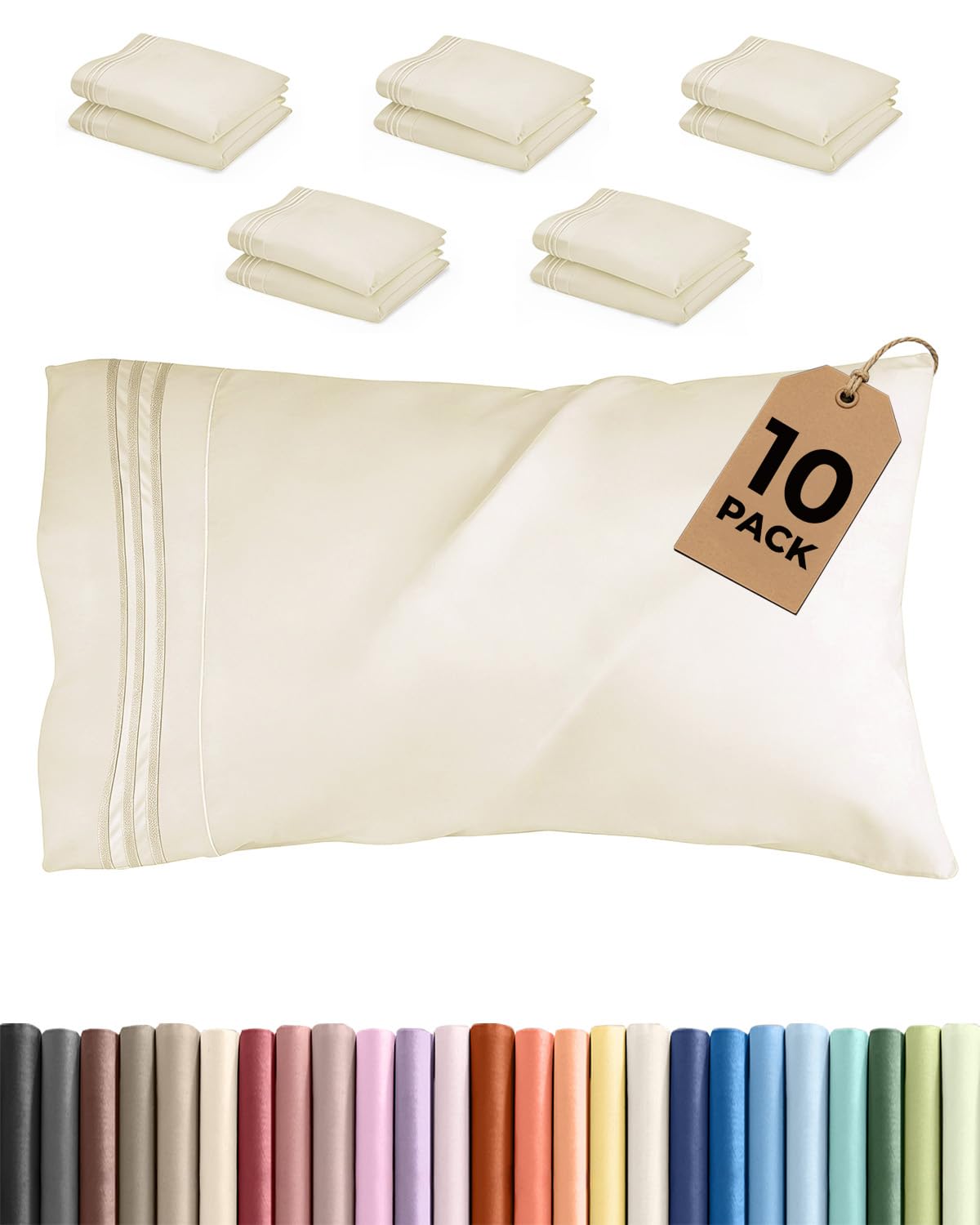 Ultra Soft Hotel Quality Pillowcases