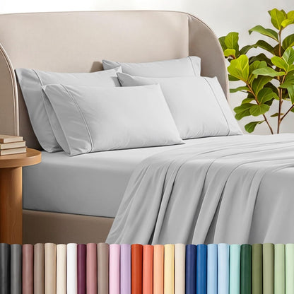 Bare Home Microfiber Sheet Set with Additional Pillowcase