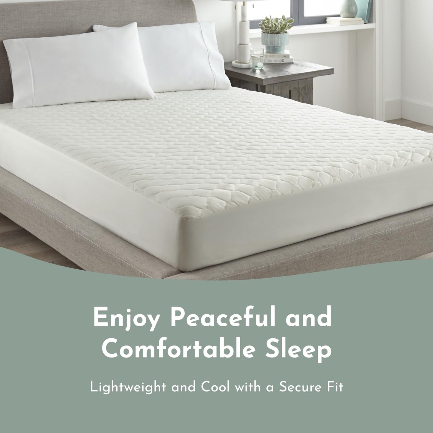 Organic Cotton Cooling Mattress Protector
