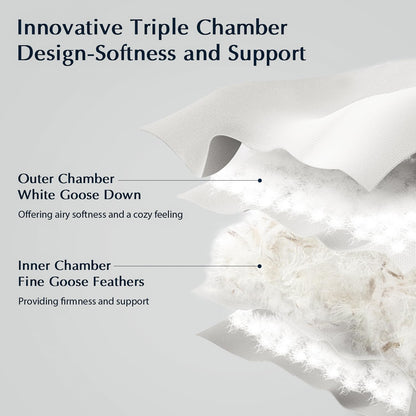 Hotel Collection Goose Down Firm Pillow
