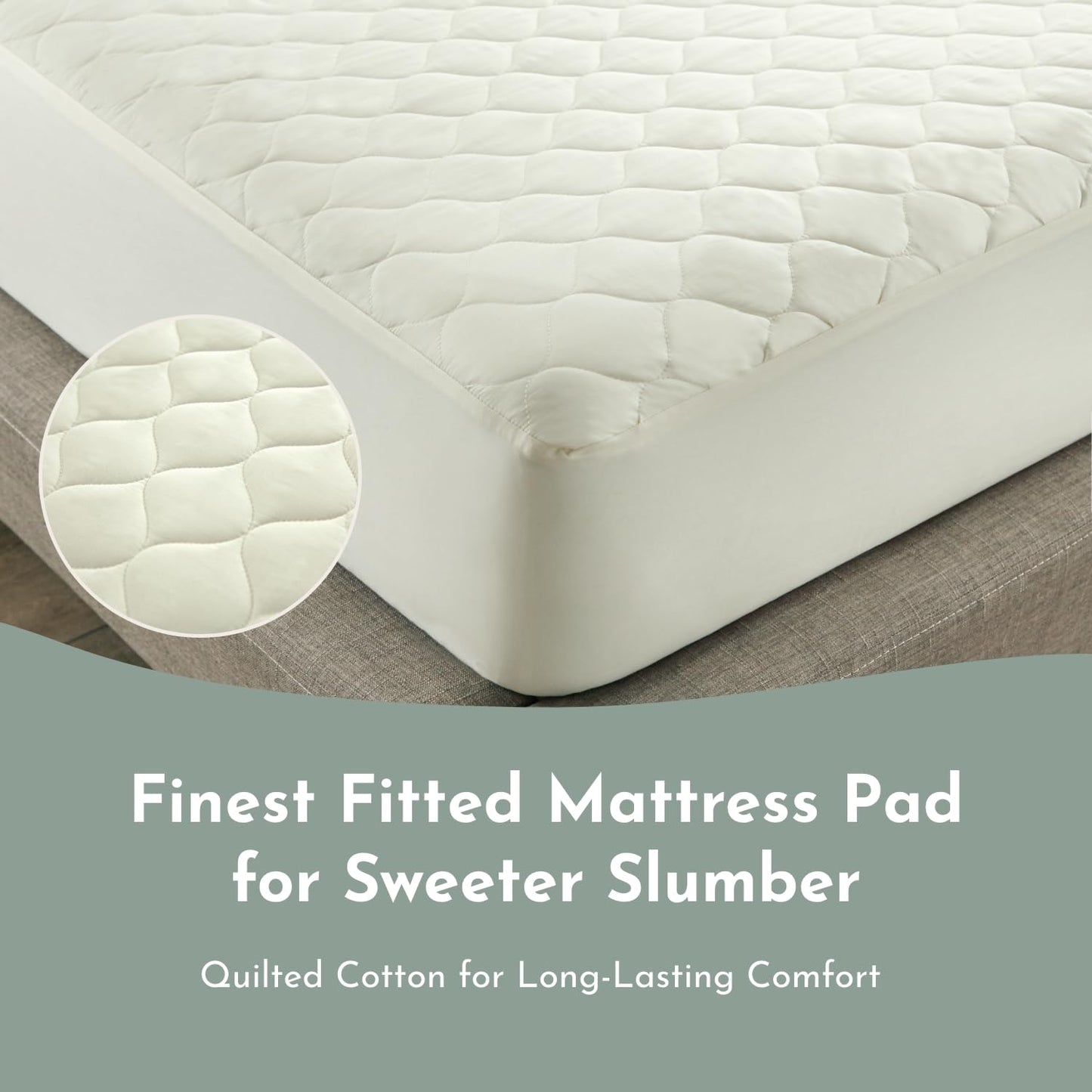 Organic Cotton Cooling Mattress Protector