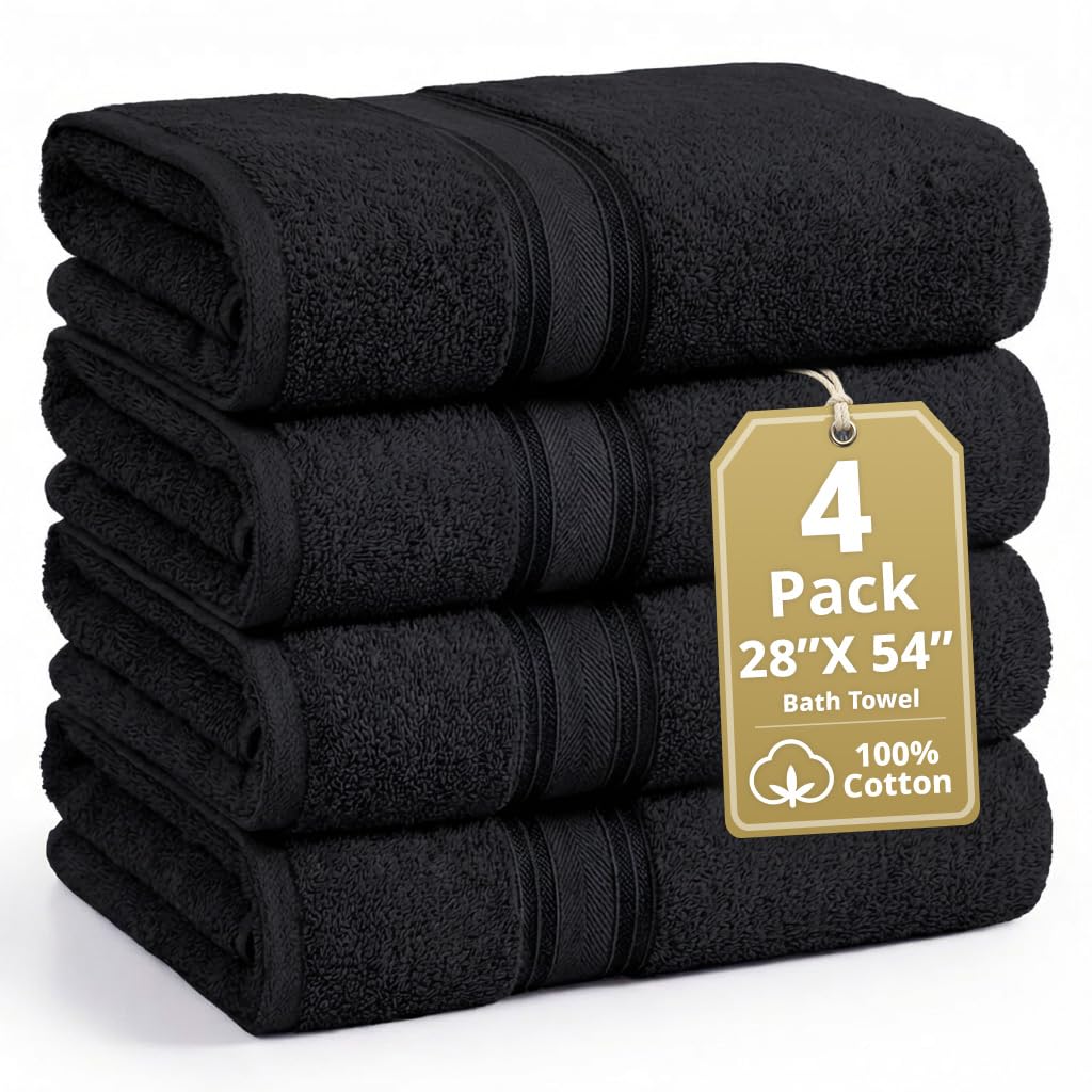 Luxury Zero Twist Cotton Bath Towels