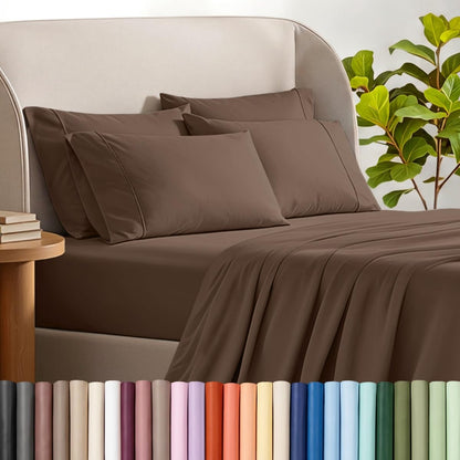 Bare Home Microfiber Sheet Set with Additional Pillowcase