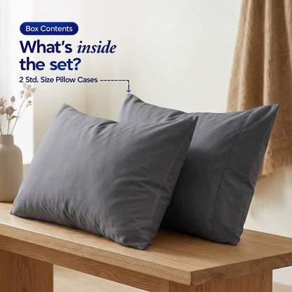 Egyptian Cotton Cooling Pillowcase Set