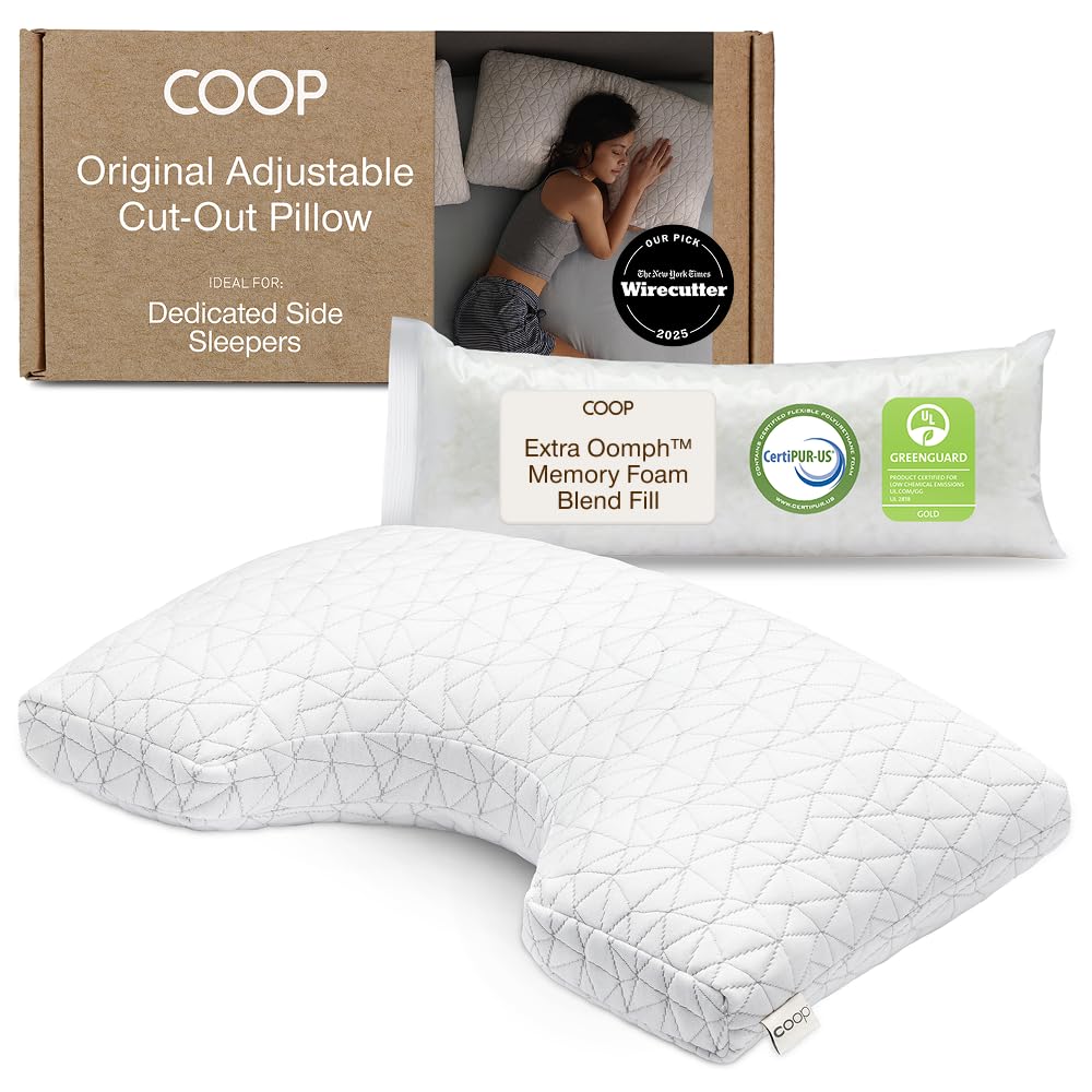 Adjustable Memory Foam Bed Pillow