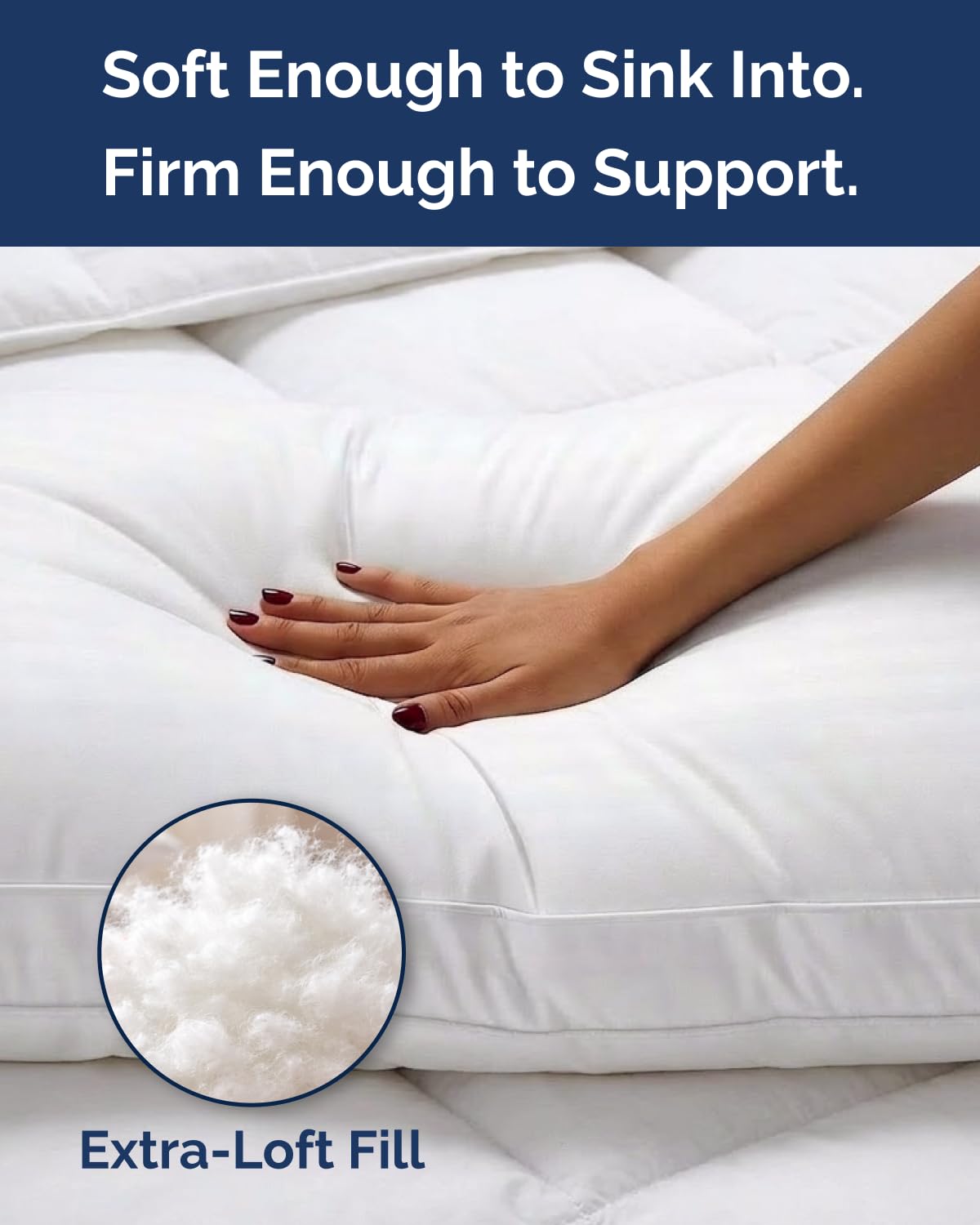 Hotel Style Down Alternative Pillow Set