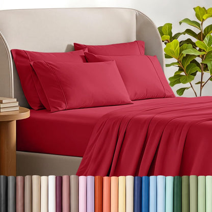 Bare Home Microfiber Sheet Set with Additional Pillowcase