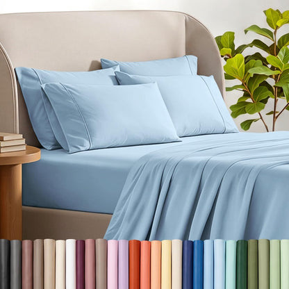 Bare Home Microfiber Sheet Set with Additional Pillowcase