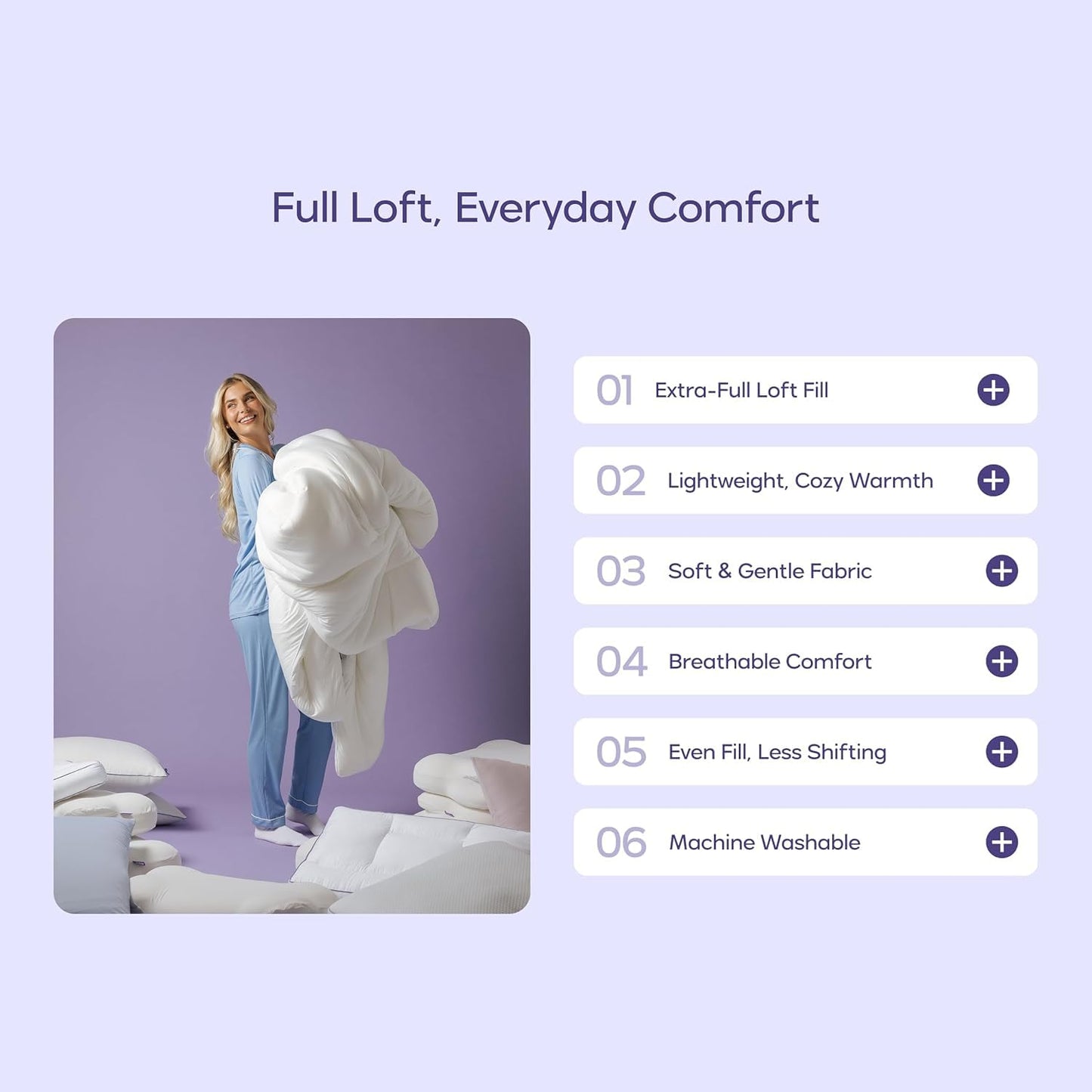 All Season Temperature Balancing Comforter
