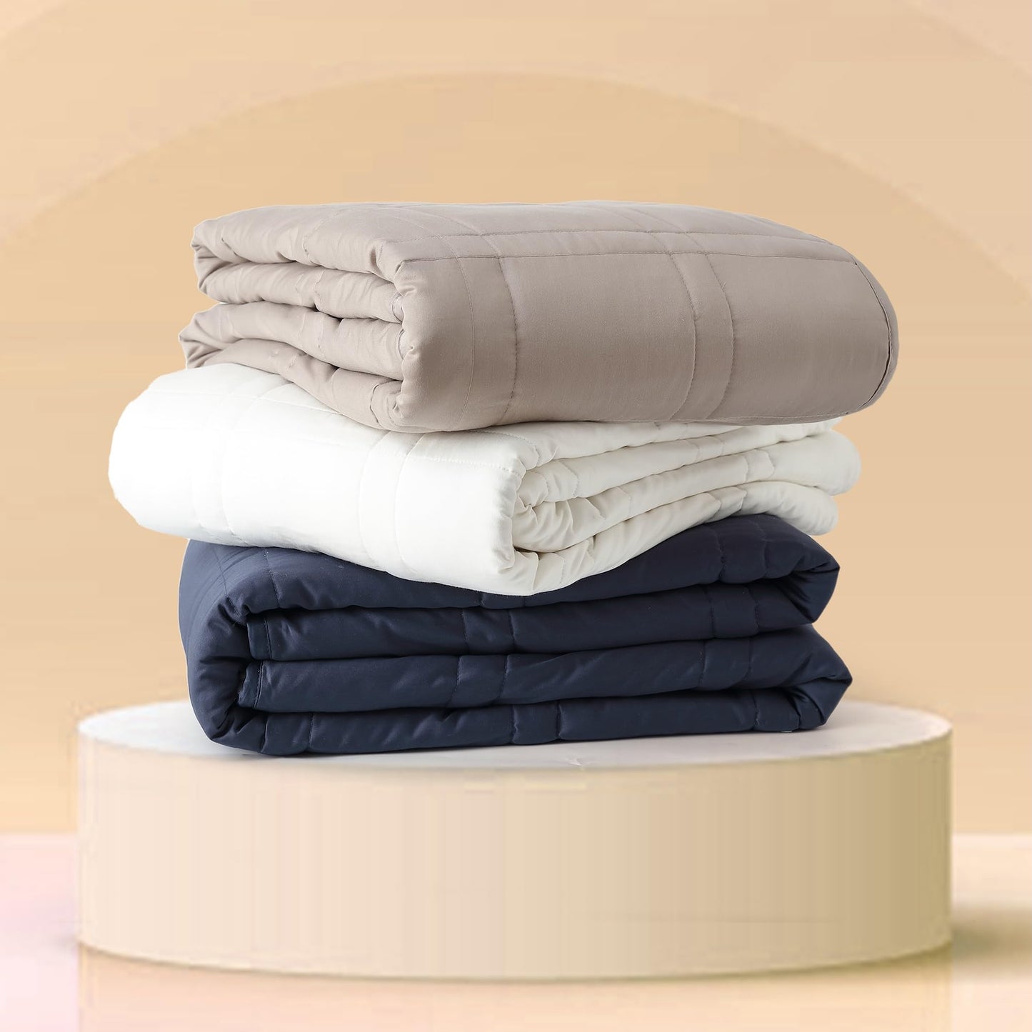Cooling Cotton Weighted Blanket for Adults