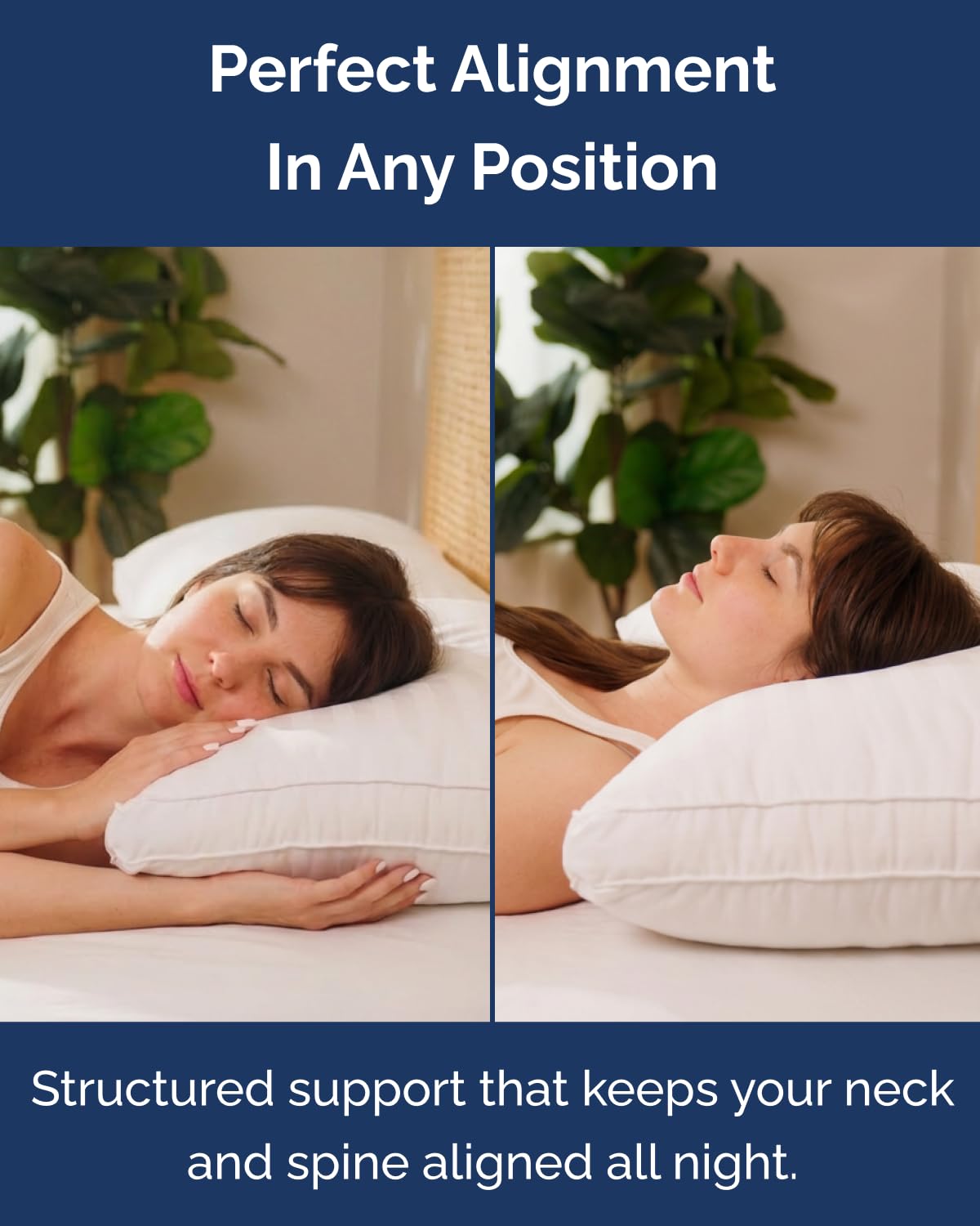 Hotel Style Down Alternative Pillow Set