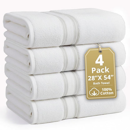 Luxury Zero Twist Cotton Bath Towels