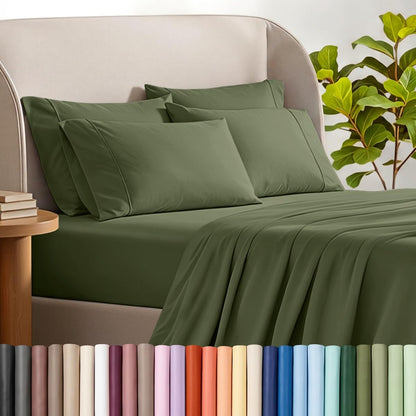 Bare Home Microfiber Sheet Set with Additional Pillowcase
