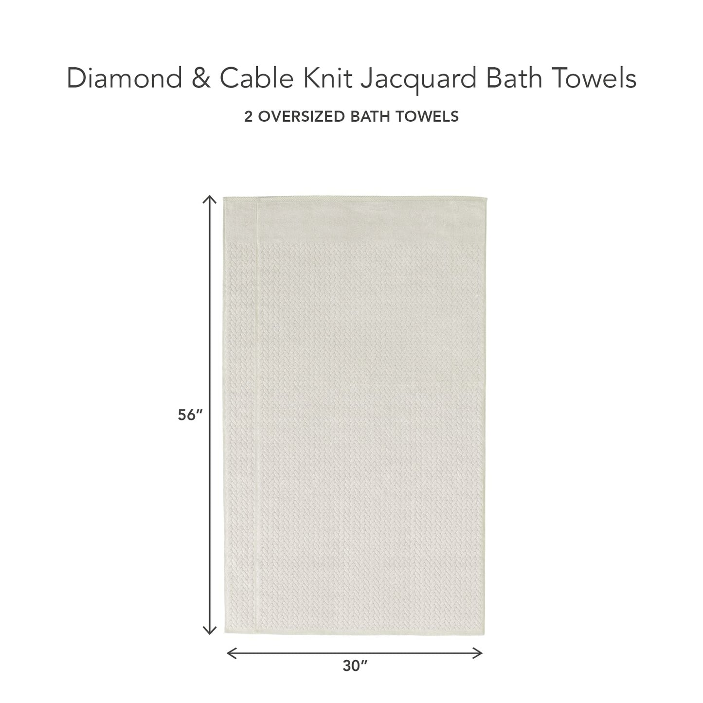 Texere 100% Organic Cotton Jacquard Towel Sets