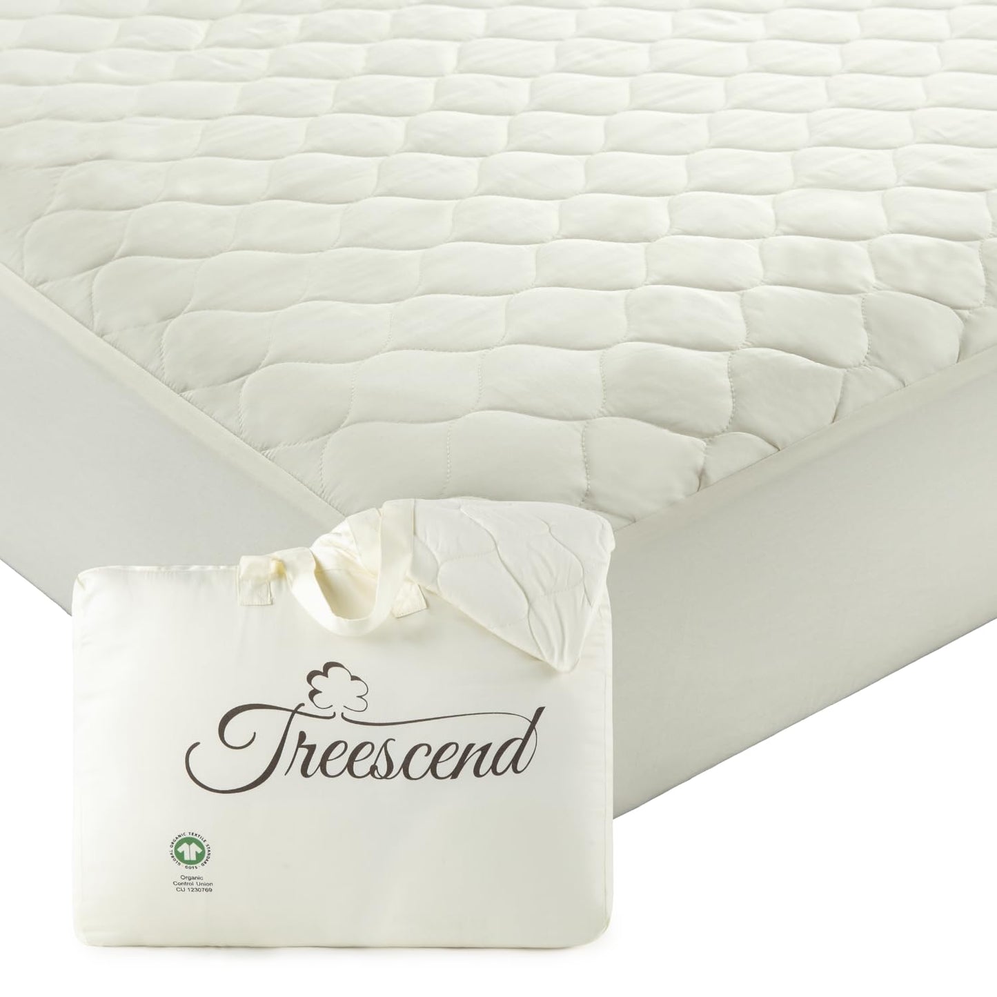 Organic Cotton Cooling Mattress Protector