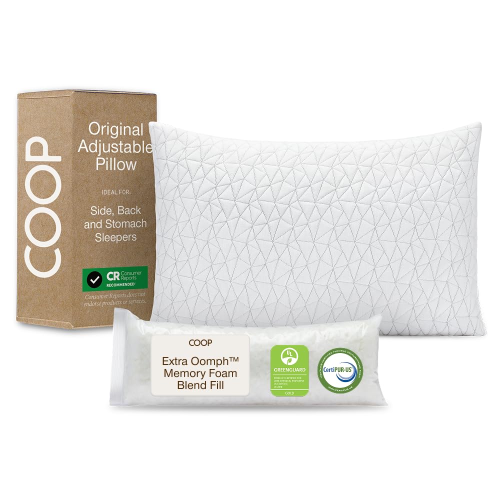 Adjustable Memory Foam Bed Pillow
