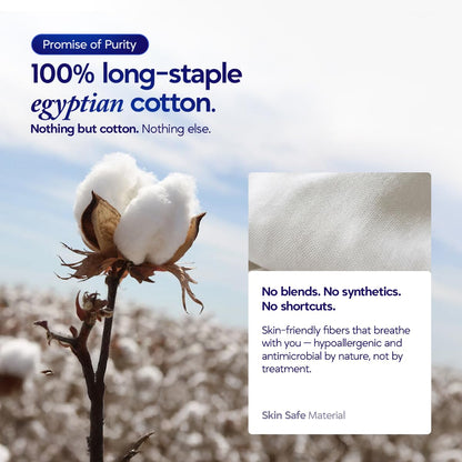 Egyptian Cotton Cooling Pillowcase Set