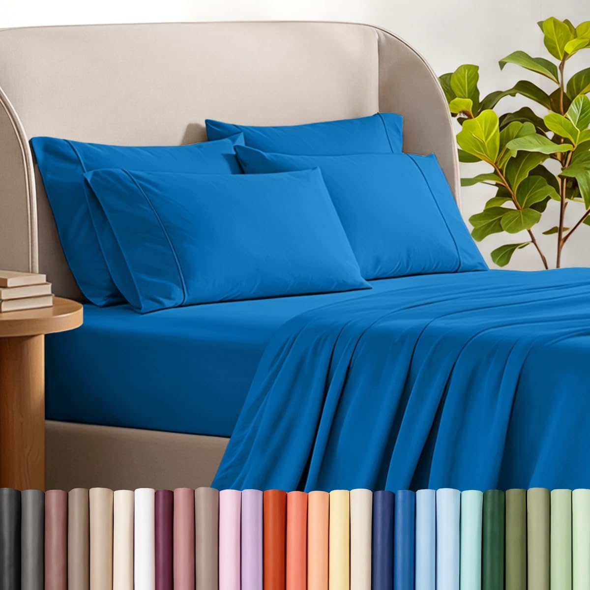 Bare Home Microfiber Sheet Set with Additional Pillowcase