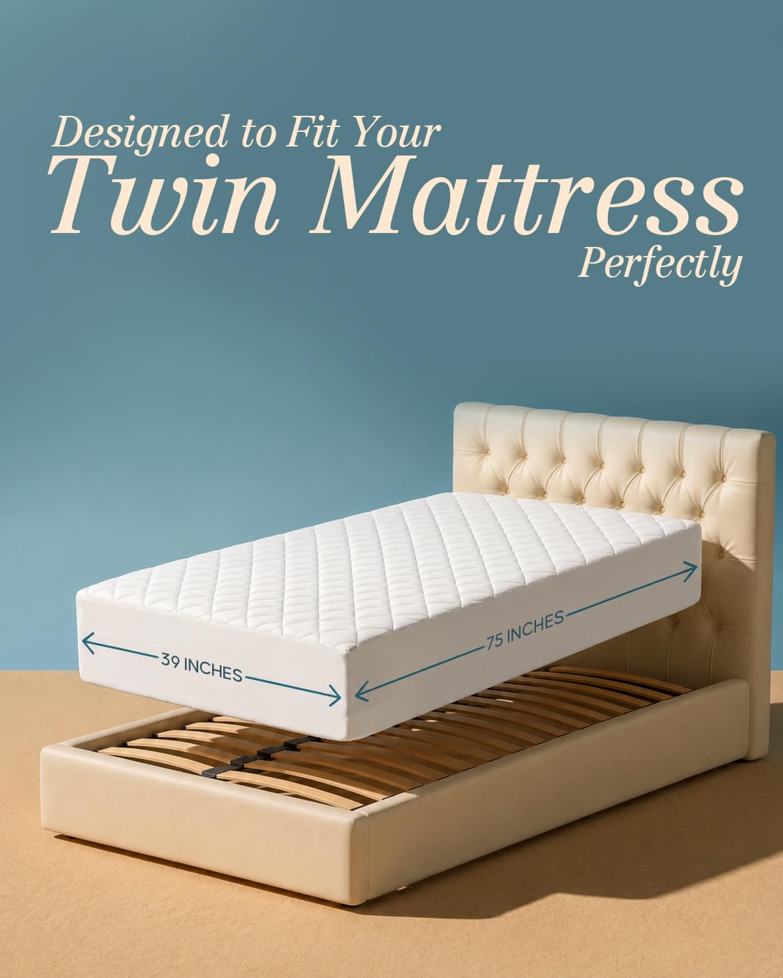 Quilted Fitted Mattress Pad Protector