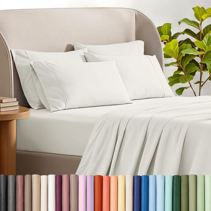 Bare Home Microfiber Sheet Set with Additional Pillowcase