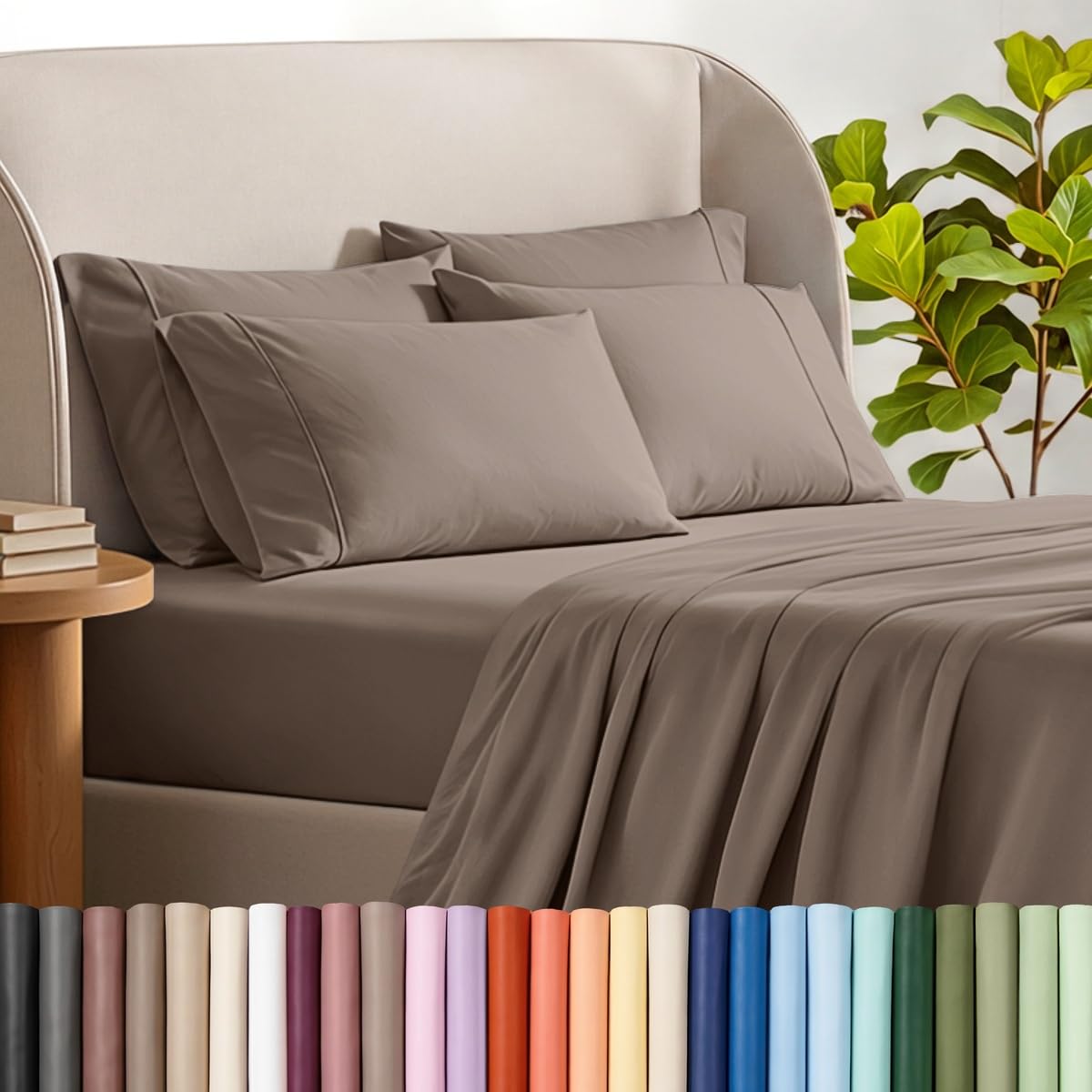 Bare Home Microfiber Sheet Set with Additional Pillowcase