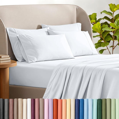 Bare Home Microfiber Sheet Set with Additional Pillowcase