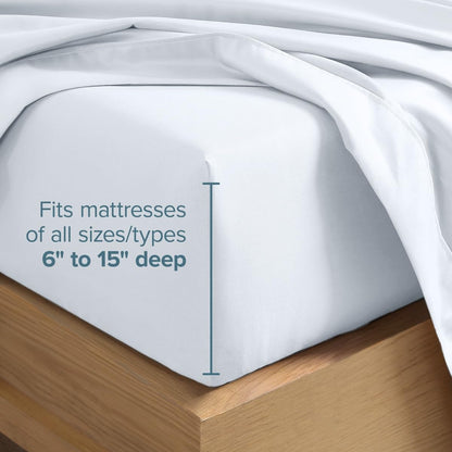Bare Home Microfiber Sheet Set with Additional Pillowcase