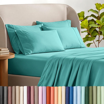 Bare Home Microfiber Sheet Set with Additional Pillowcase